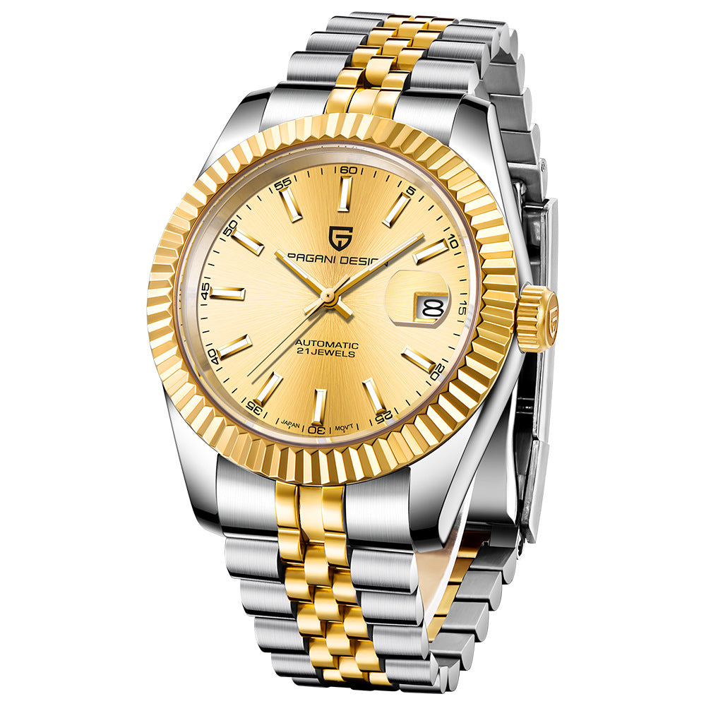 PAGANI DESIGN Men Mechanical Watch Top Brand Luxury Automatic Watch Sport Stainless Steel Waterproof Watch Men Relogio Masculino