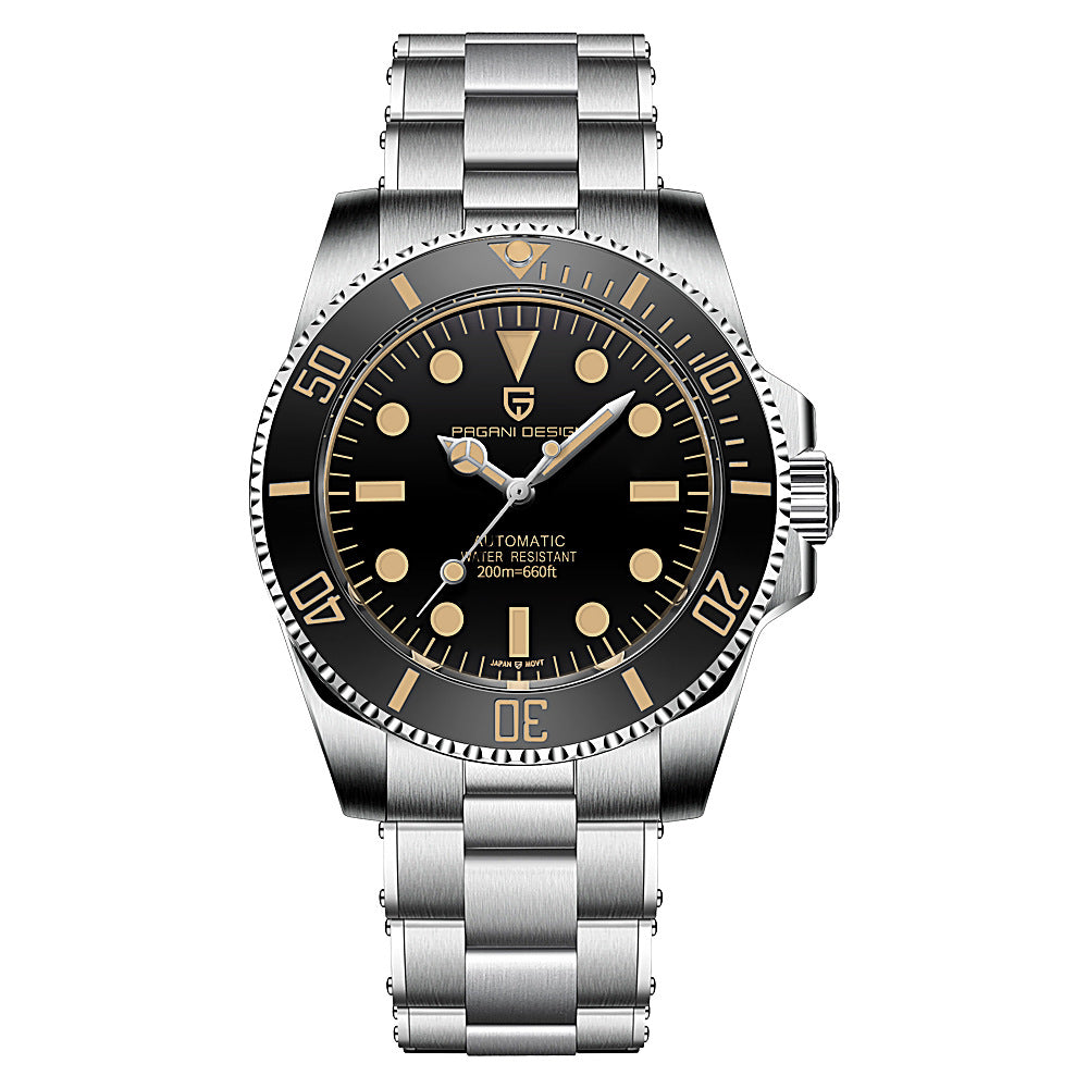 PAGANI DESIGN Men Mechanical Watch Top Brand Luxury Automatic Watch Sport Stainless Steel Waterproof Watch Men Relogio Masculino
